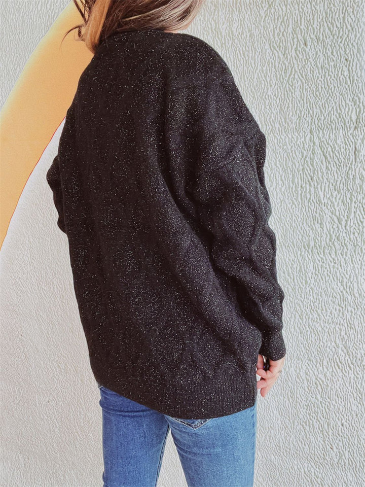 Stilla | Klassisk Pullover med Rund Halsudskæring og Lange Ærmer