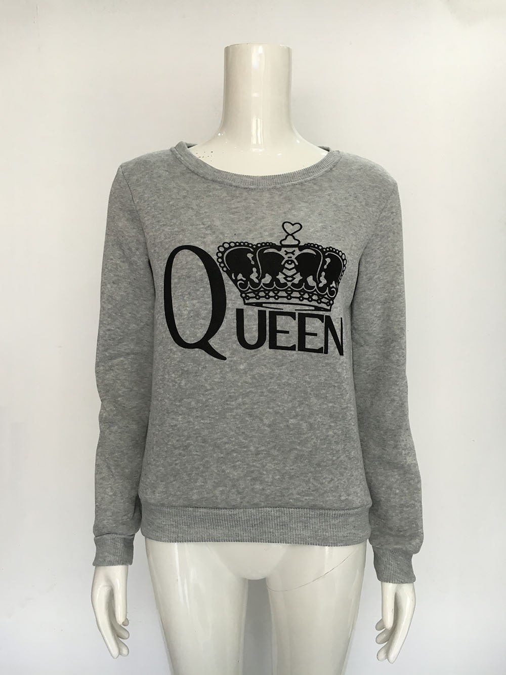 Kvinders sweatshirt med kongelig print Stilla