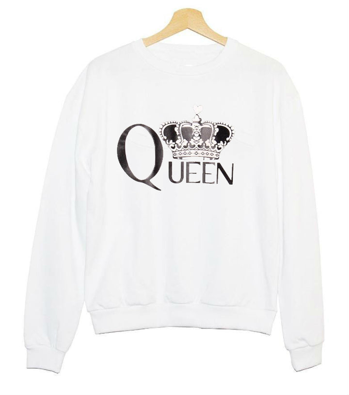 Kvinders sweatshirt med kongelig print Stilla