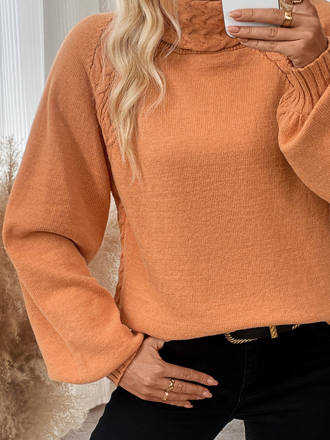 Stilla | Langærmet Turtleneck Pullover Med Twist