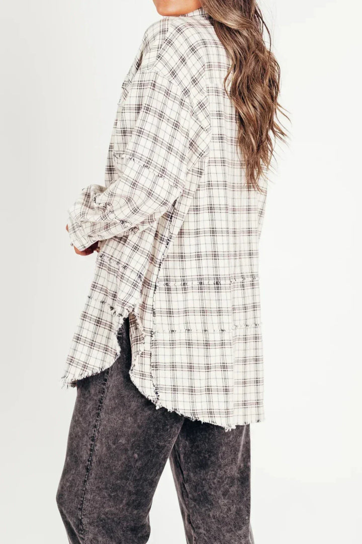 Stilla | Overdimensioneret Vasket Flannel