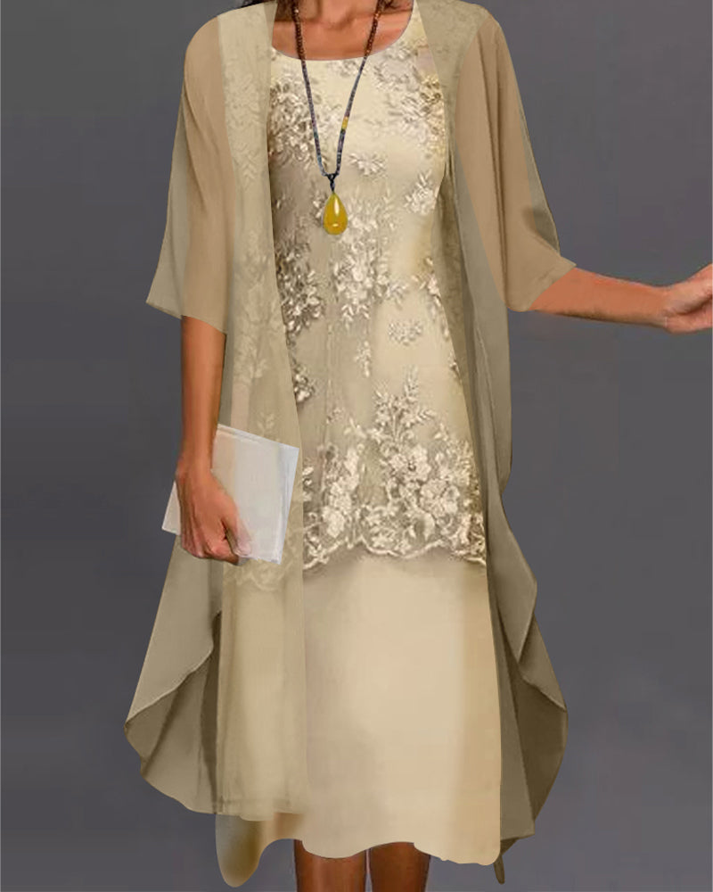 Stilla | Elegant Chiffon-Kjole I To Dele