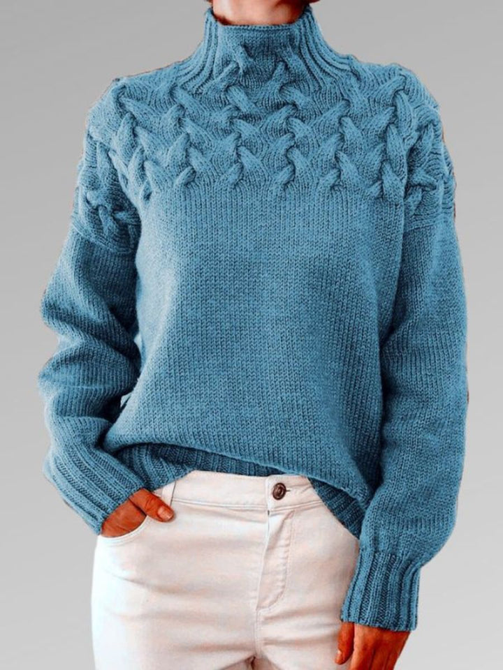 Stilla | Elegante Kabelstrikket Trøje