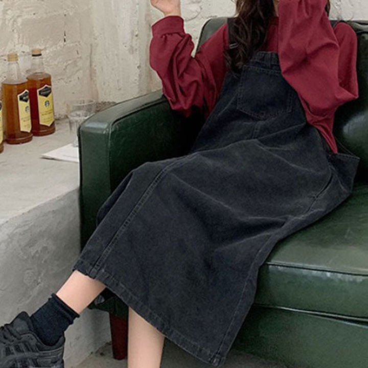 Stilla | Casual denim jumpsuit med frontlomme