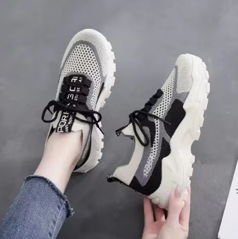 Stilla | Vævet Mesh Løs Åndbar Sneakers