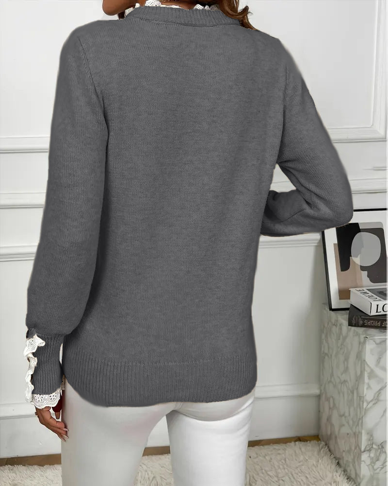 Stilla | Pullover med spidskant