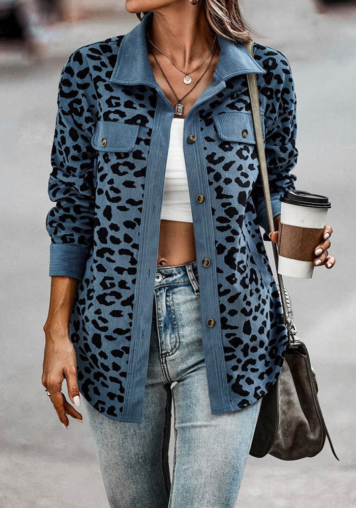 Stilla | Trendy vest i leopardmønster