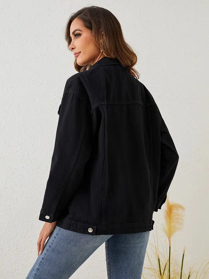 Stilla | Jakke Casual Denim Perfekt til Afslappede Dage