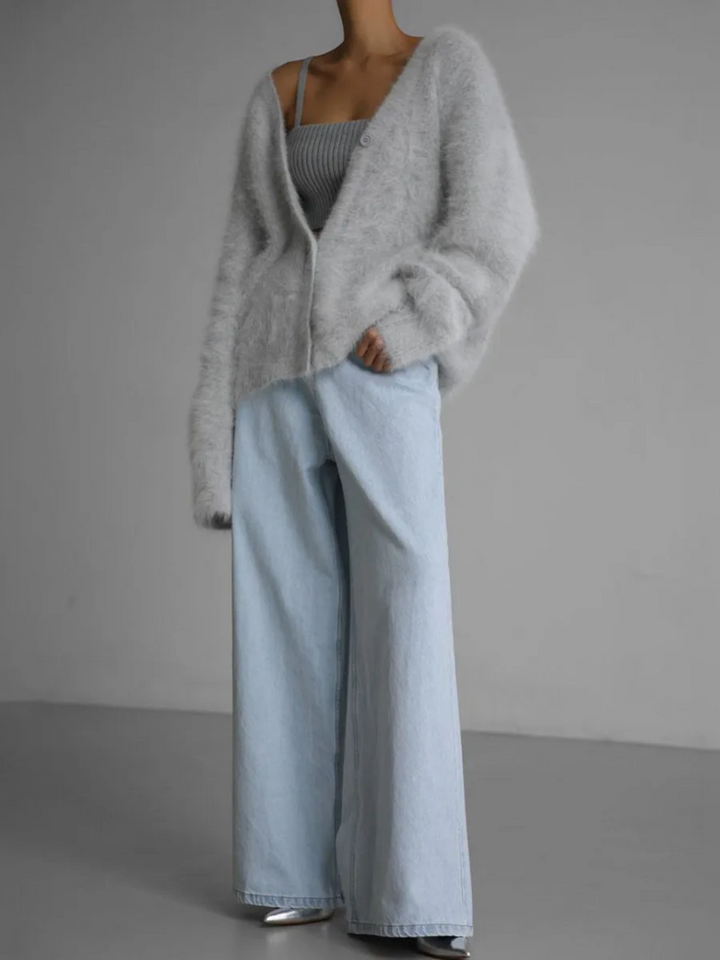 Stilla | Luksuriøs Cashmere Strikjakke Med Knapper
