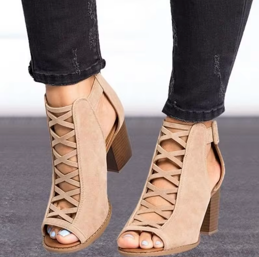 Stilla | Elegant snørebåndsandaler