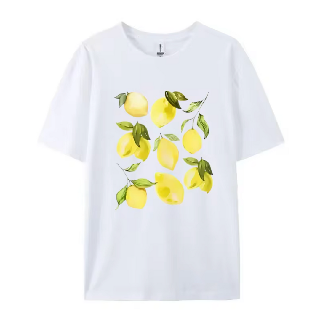 Stilla | T Shirt Trykt Citron