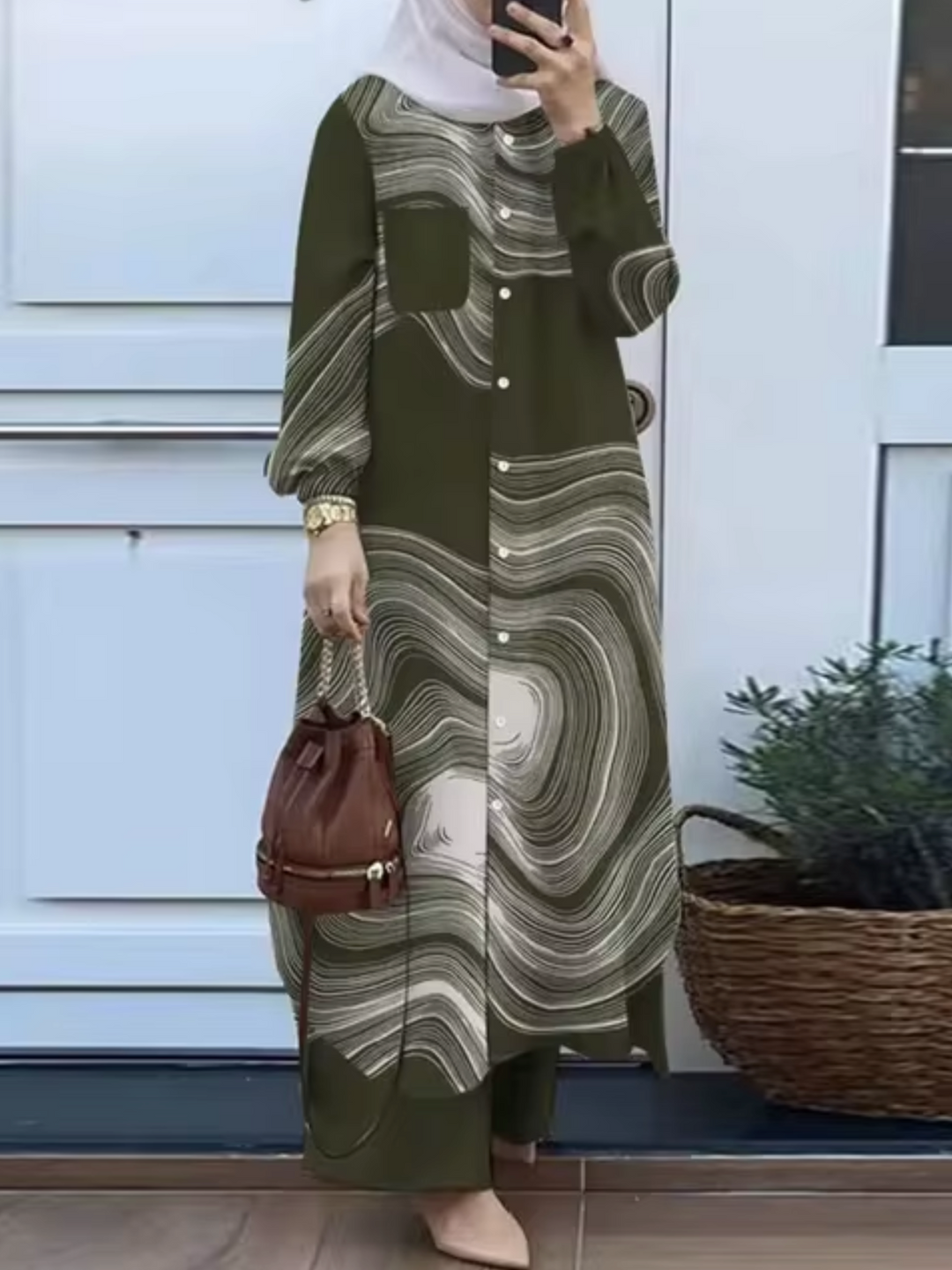 Stilla | Elegant To-delte Sæt Bestående Af Et Par Bukser og En Kjole