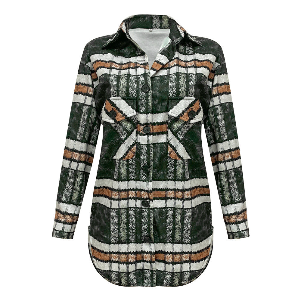 Stilla | Button Down Langærmet Kraveskjorte Top