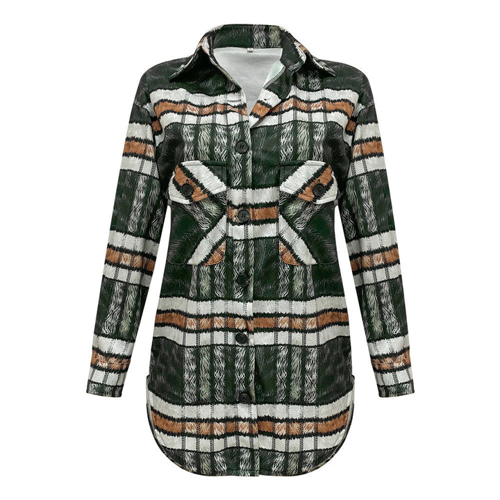 Stilla | Button Down Langærmet Kraveskjorte Top