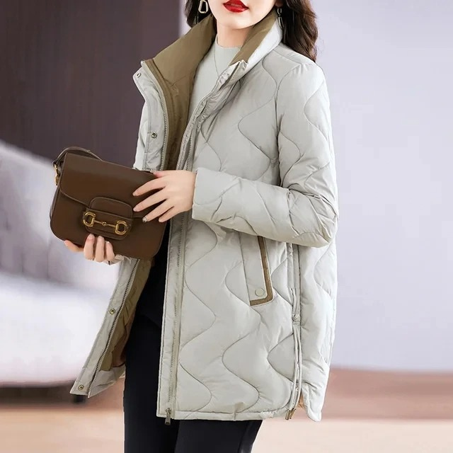 Stilla | Elegant quilted jakke med ståkrave til et smart look Ideel til efterår/vinter