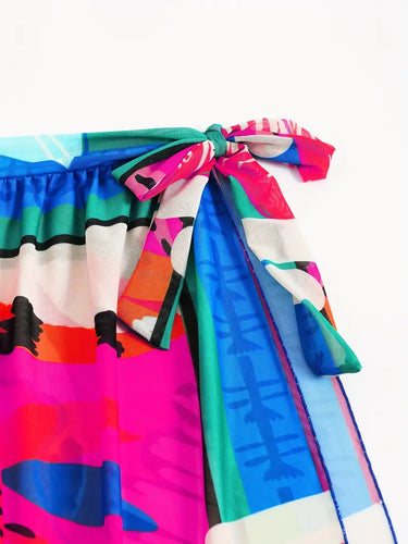 Stilla | Farverig Pop Art Stil Tryk Slips Side Dækning