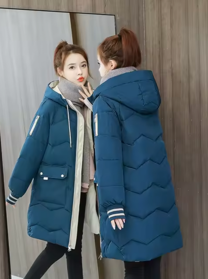 Stilla | Lang bomulds parka