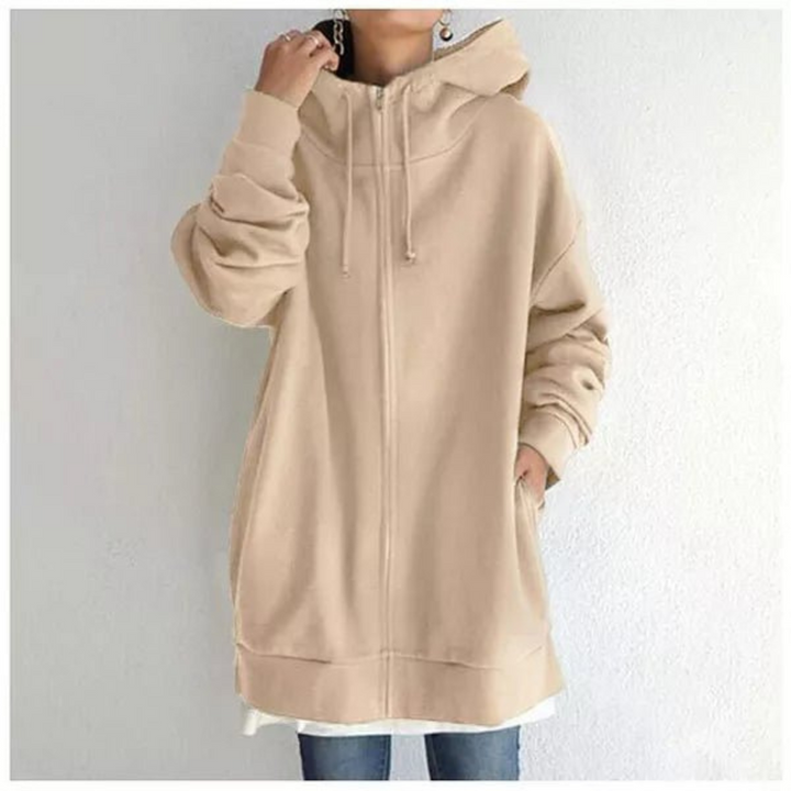 Stilla | Langærmet sweatshirt med hætte til damer, varm