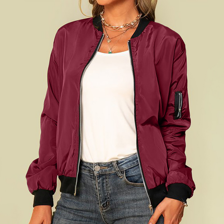 Stilla | Jakke Afslappet Zip up Bomber Jakke
