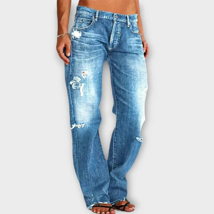 Stilla | Rivne Damejeans Med Lav Talje