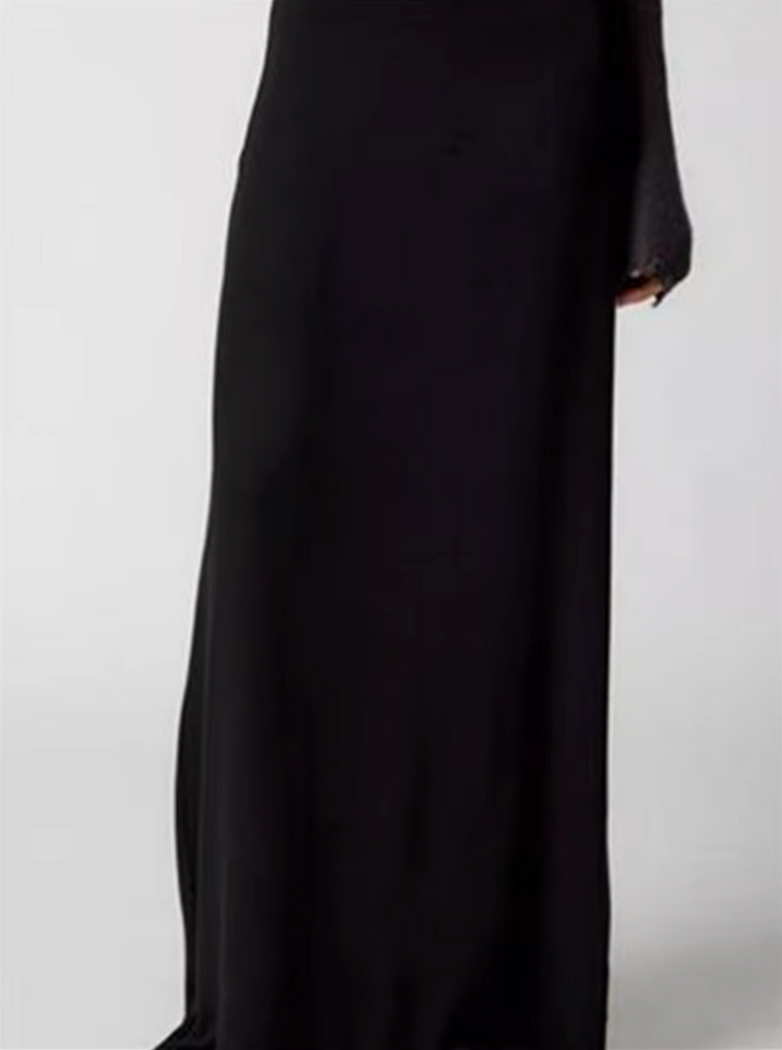 Stilla | Elegant Lang Bomuldsnederdel