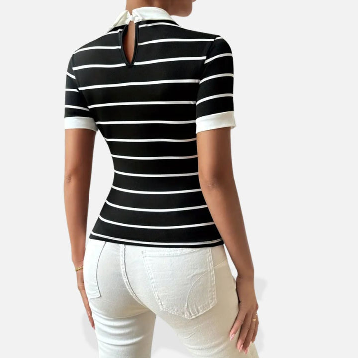 Stilla | Smart Kortærmet Polo Shirt Til Kvinder