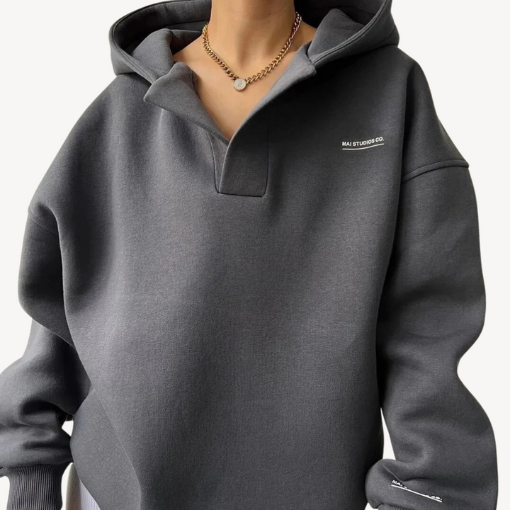 Stilla | Dame Fleece Oversized Hoodie