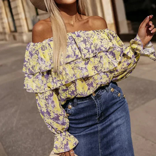 Stilla | Elegant Trykt Top