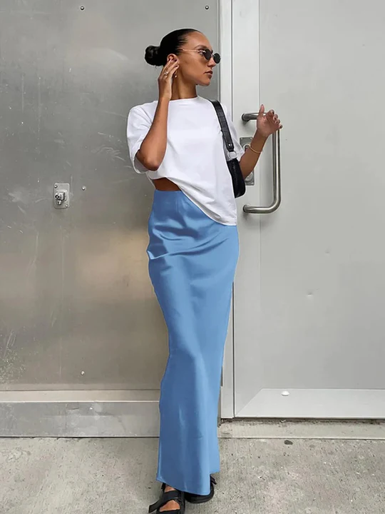 Stilla | Elegant Satin Nederdele
