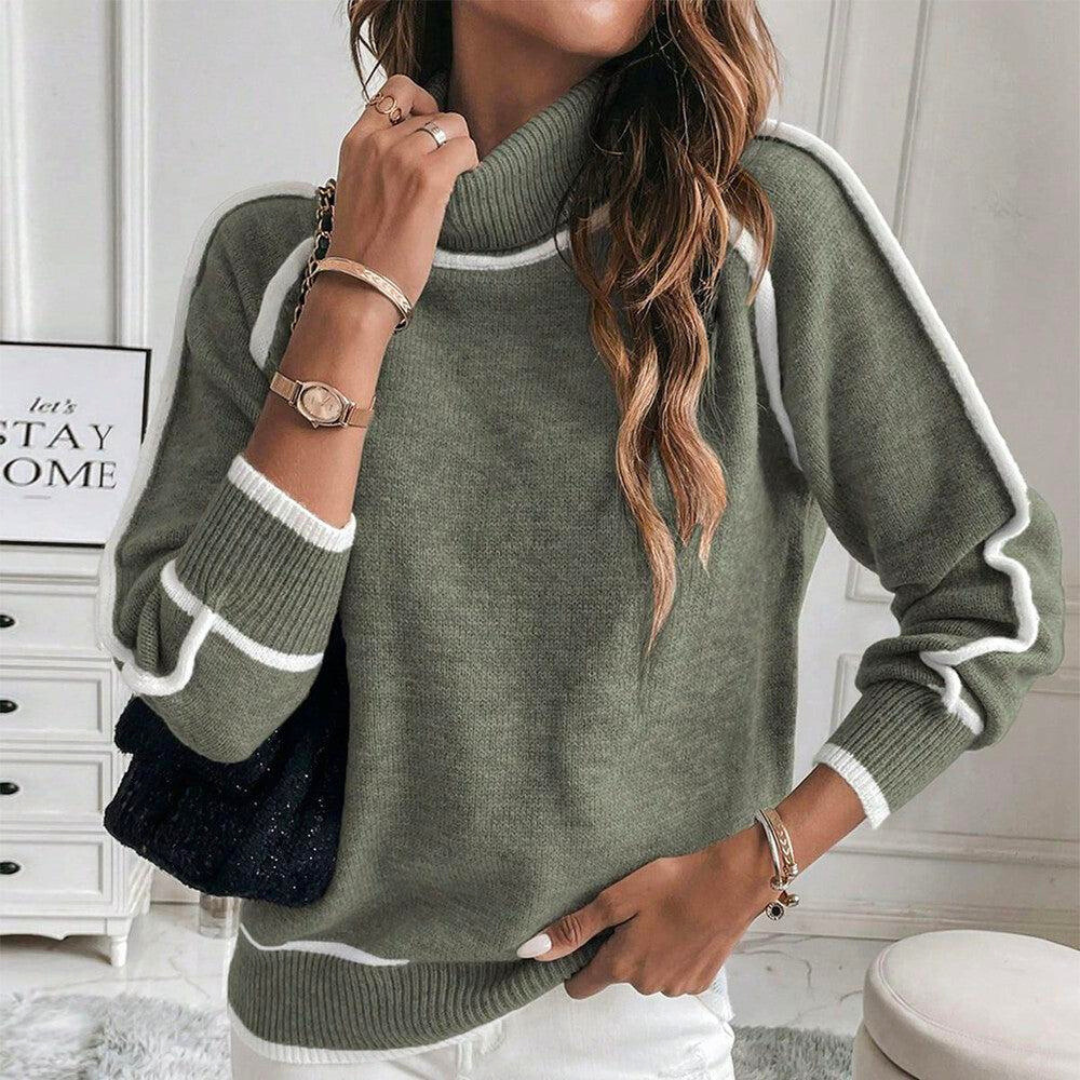 Stilla | Turtleneck sweater med ædel stil