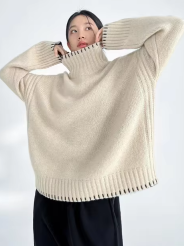 Stilla | Turtleneck sweater Mode Loose