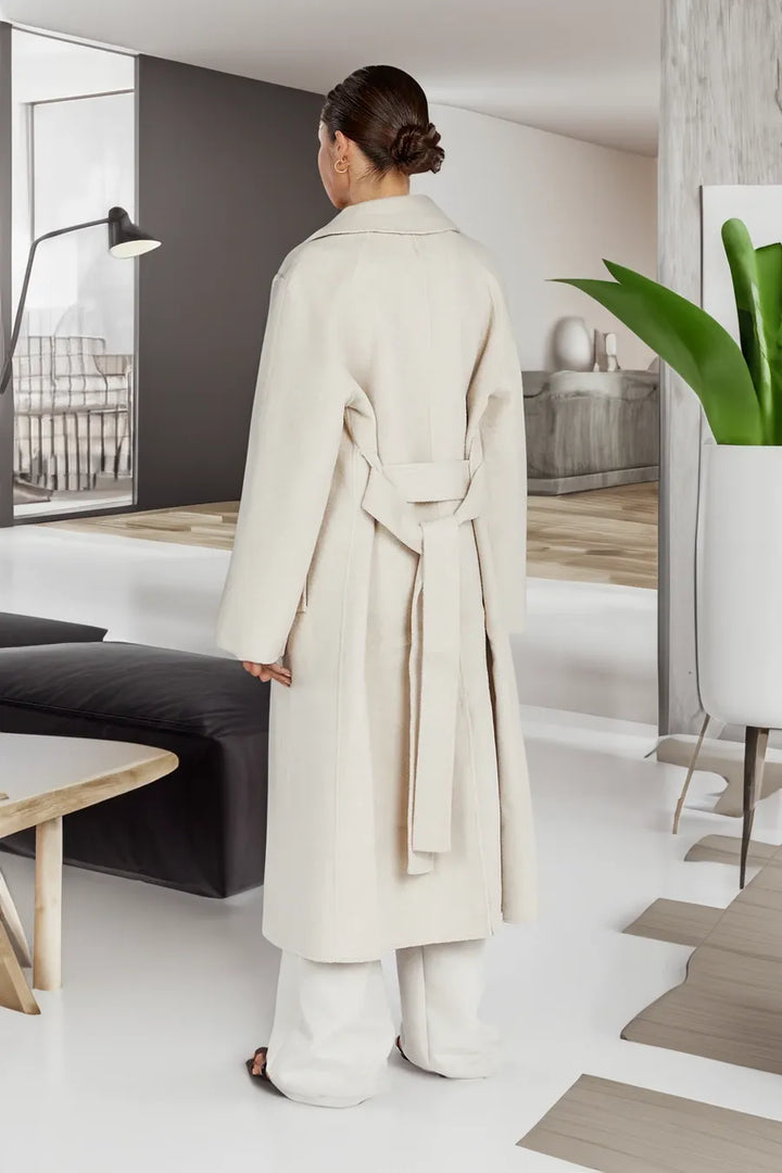 Stilla | Elegant, Lang Trenchcoat Til Damer I Overdimensioneret Stil