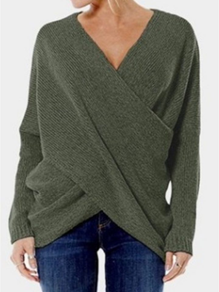 Stilla | Stilfuld &Amp; Sexet V-Hals Sweater