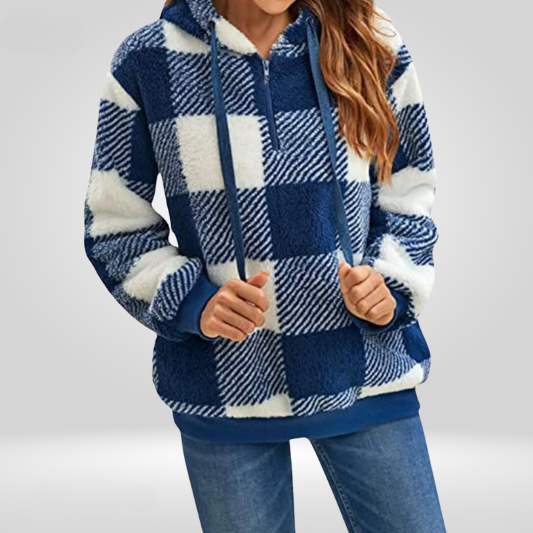 Stilla | Elegant Pullover Med Halvlynlås