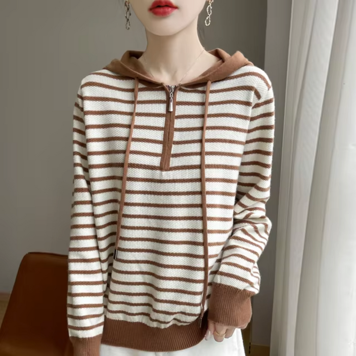 Stilla | Sweatshirt i strikket uld