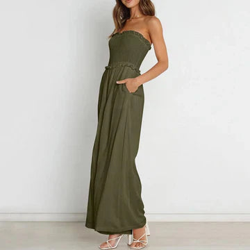 Stilla | Skulderfri Jumpsuits