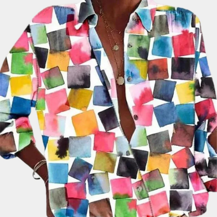 Stilla | Smart damebluse med ærmer Eu