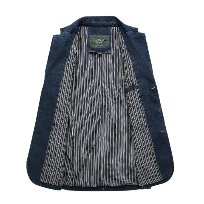Stilla | Stilfuld Denim-Blazer til Herrer