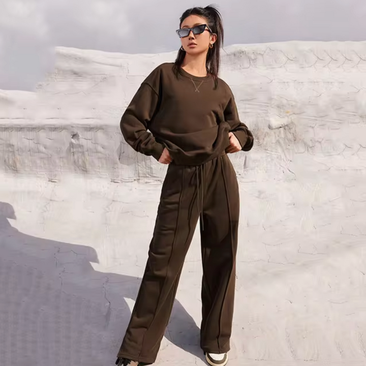 Stilla | Loungewear Sæt Af Strikket Trøje To Dele