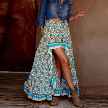 Stilla | Boho Print Lange Nederdele