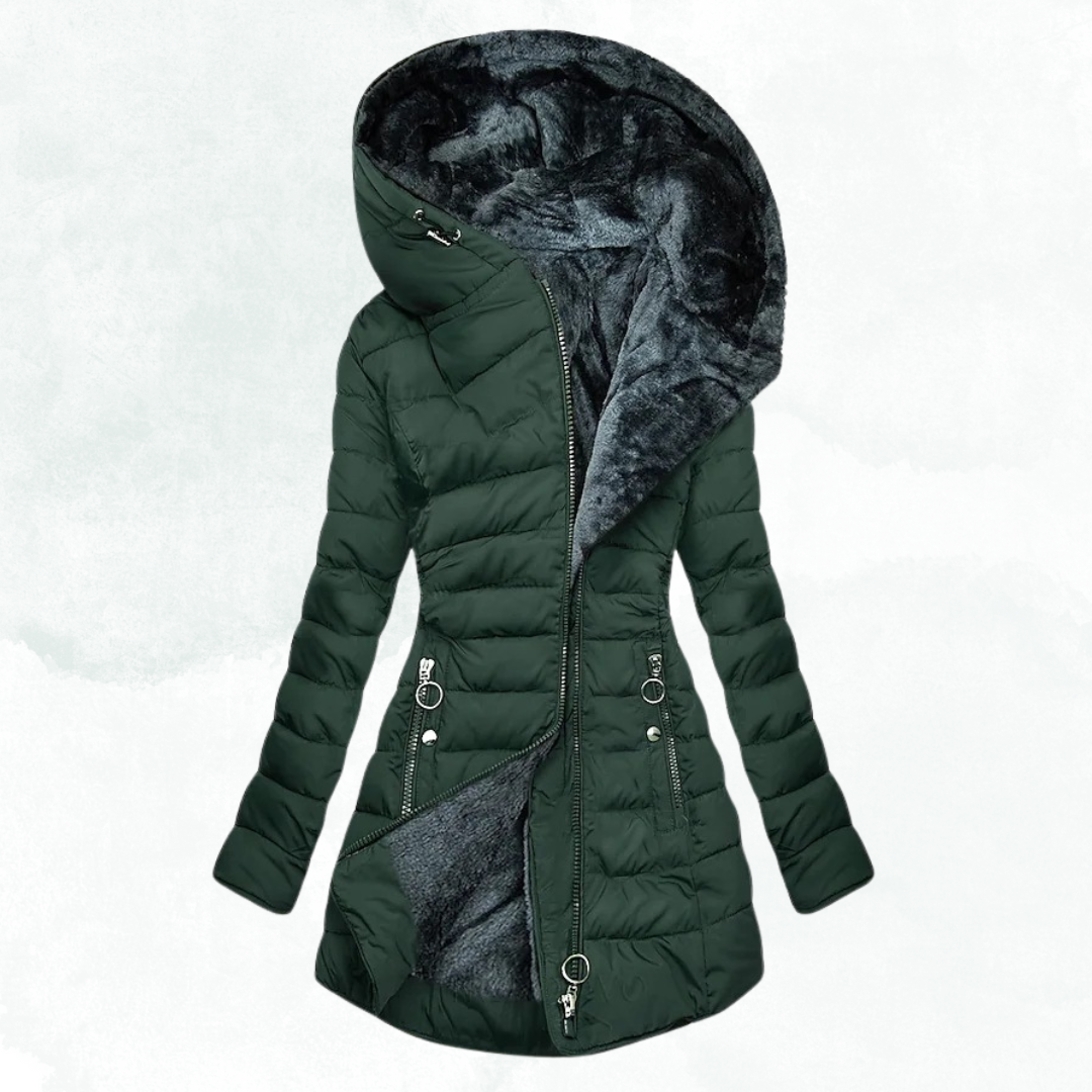Stilla | Frakke Med Fluffy Fôr