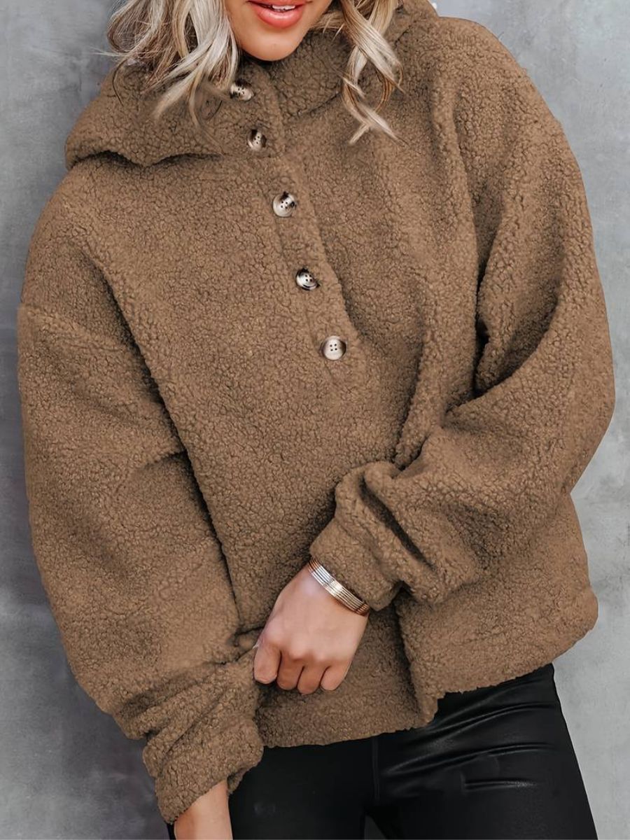 Stilla | Fluffy Hættetrøje