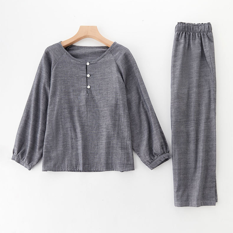 Stilla | Dame T-shirt Og Buksesæt Denim Stil Dobbelt Lag Mesh