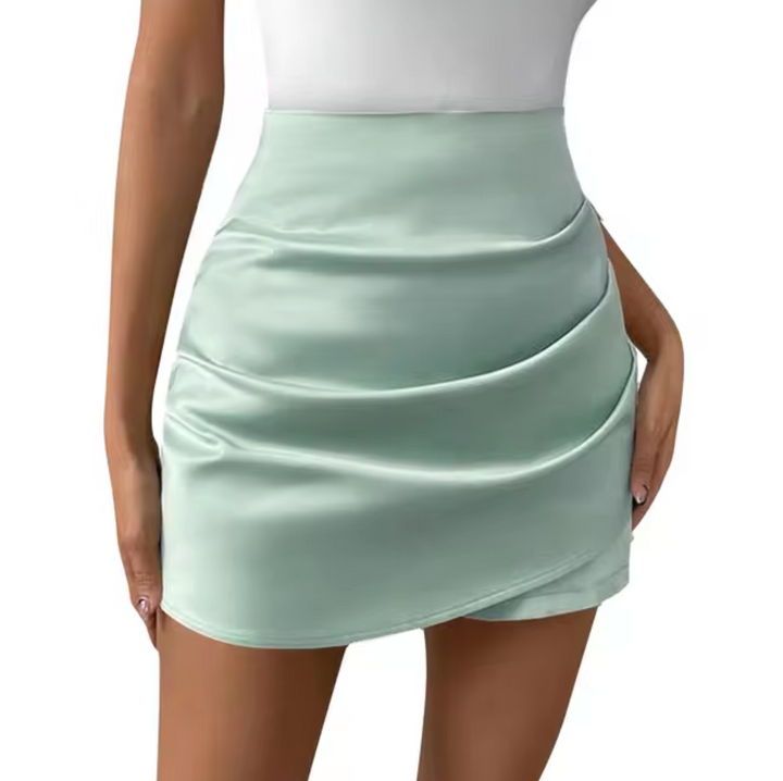 Stilla | Elegant Satin Mini Nederdel