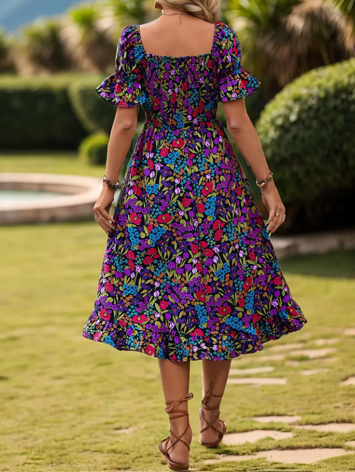 Stilla | Bohemian Off Shoulder Maxi Kjole