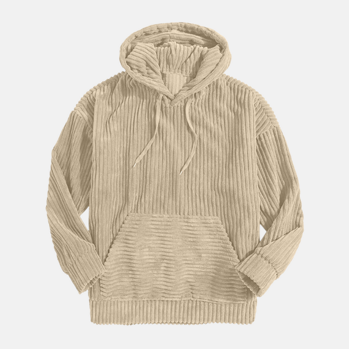 Stilla | Klassisk Hoodie Af Cordmateriale til Mænd