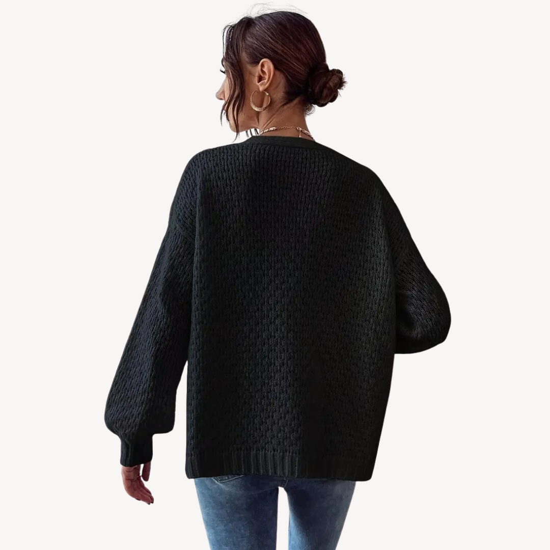 Stilla | Floral Broderet Cardigan til Damer