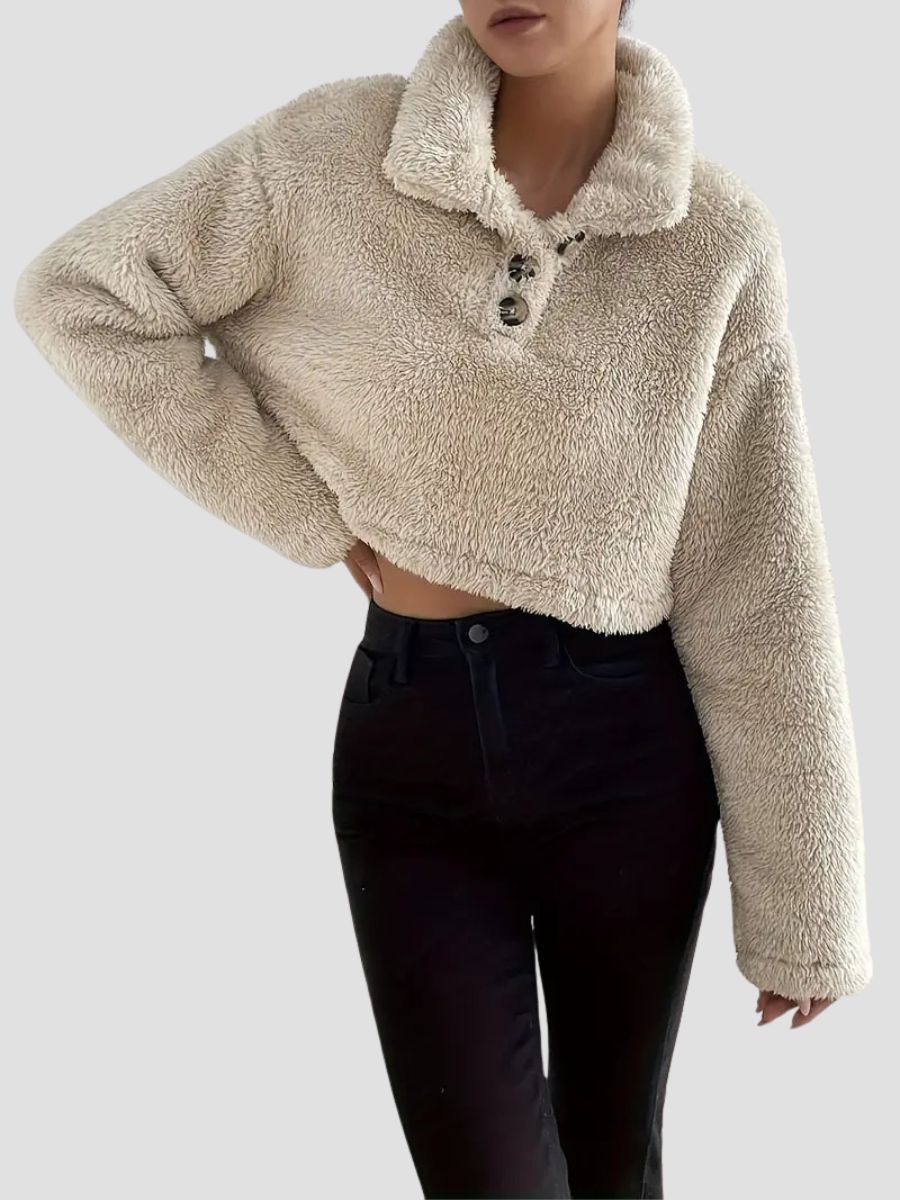 Stilla | Sweatshirt med Teksturer