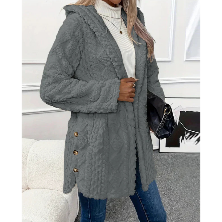 Stilla | Damen Hoodie Varm Strikjakke