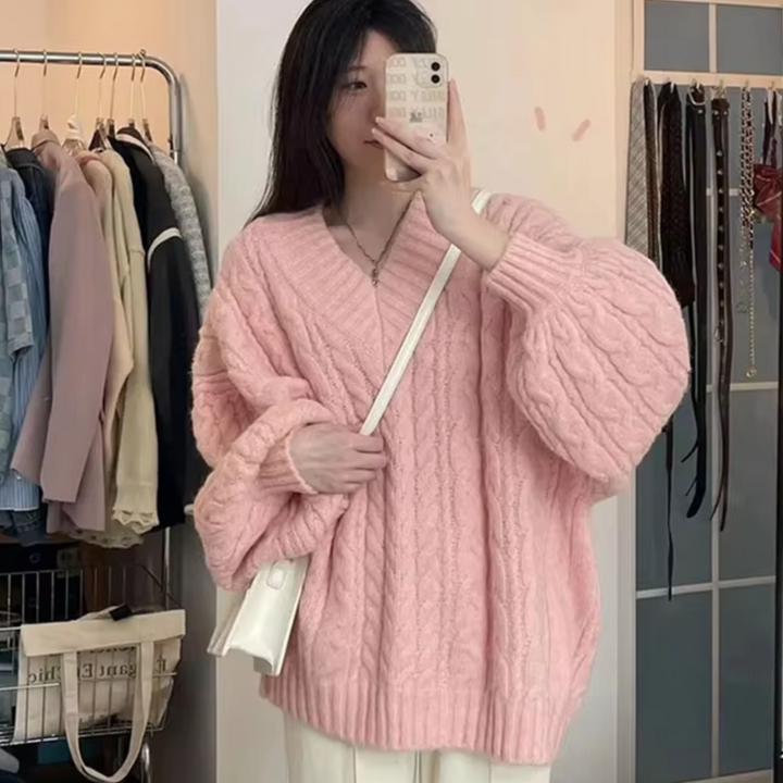 Stilla | Over størrelse Pullover Af Strik